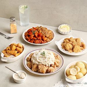 [다신샵] 저당 닭가슴살 순살치킨 4종 4팩 / 국내산 닭가슴살