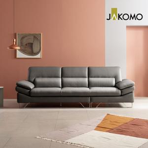 [자코모] 다니엘 3.5인 천연면피 소가죽 소파