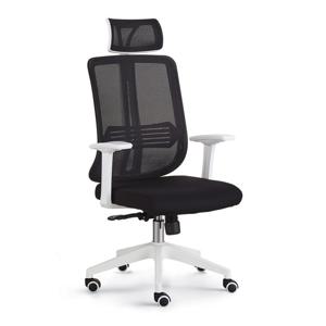 [소티디자인] 트윈 책상의자 컴퓨터의자 화이트프레임 헤드