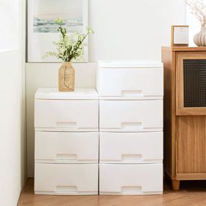 블랑 플라스틱 안방 서랍장 40cm 4단