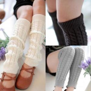 니트 겨울 보온 롱 레그워머