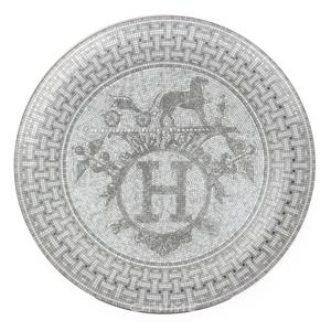 에르메스테이블웨어 접시 PLATE 모자이크24 라지 PLATINUM