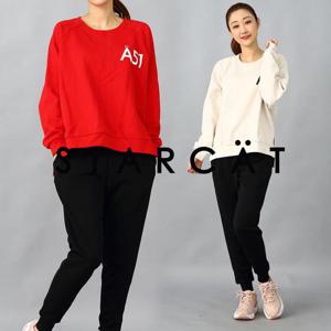 요가복 필라테스복 여성운동복 어슬레져 루즈핏맨투맨 A6PT51P2