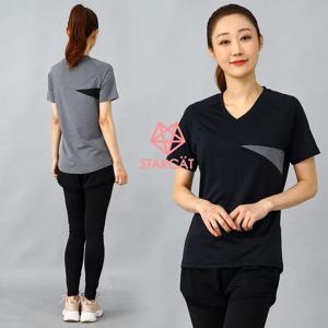 요가복 필라테스복 여성운동복 슬림롱브이티 A6TS035P5