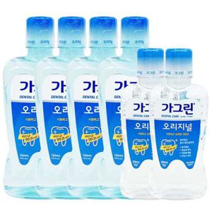 동아제약 가그린 오리지널 750ml x 4개 + 250ml x2개