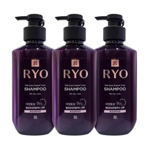 려 자양윤모 중건성 두피용 샴푸 400ml 3개묶음