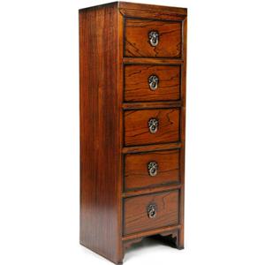 홀쭉이5단스 이조공예 고가구 서랍장 수납장 원목가구