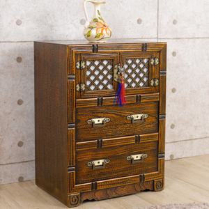 오동창살2층장 이조공예 고가구 원목가구 협탁 한옥