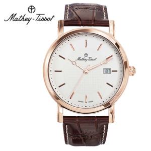 메티티솟 Mathey-Tissot 남성 가죽밴드시계 HB611251PI