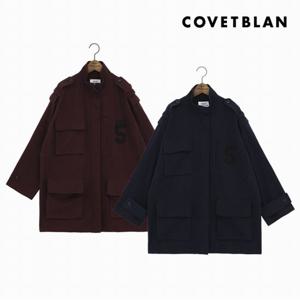 [COVETBLAN] 여성 오버핏 밀리터리 자켓(V189MJK102W)