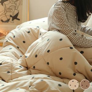 [올리비아데코] 먼지없는 헤이도트 세미워싱 차렵이불(Q)