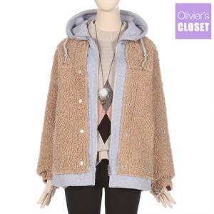 [한정/특가]후드 뽀글이 무스탕 자켓_[O1911M