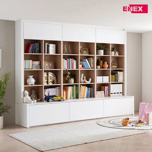 [에넥스]시그니처 서재형 붙박이장(벤치형)30cm-추가시 주문가능