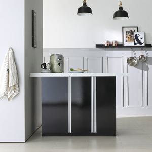 리빙스퀘어 인조대리석 1300수납홈바 아일랜드식탁 YD095C(착불)