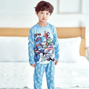 [토토와모모]히어로 마블 남아 유아 아동 실내복 / 캡틴(피치기모)