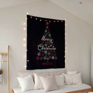 홈파티 패브릭포스터 벽장식 150x130 블랙데코트리