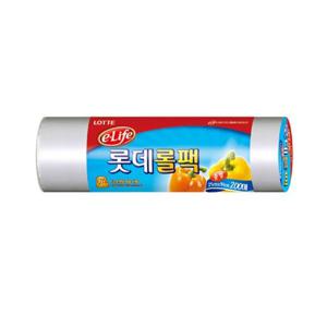 DF 롤팩 25x35x200매 1개 위생팩 위생백 비닐백 비닐팩