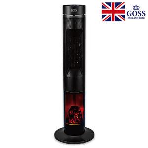 고스 리모컨 플레임 원통형 PTC 히터 GMP-100FDB 온풍기 전기