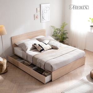 더릭스홈 몽슬립 B 헤드형 통서랍 수납 침대프레임 슈퍼싱글(SS)