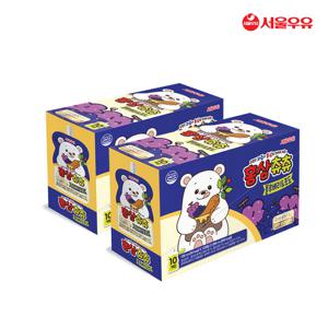 [서울우유] 홍삼츄츄 블루베리,포도 100ml 20팩