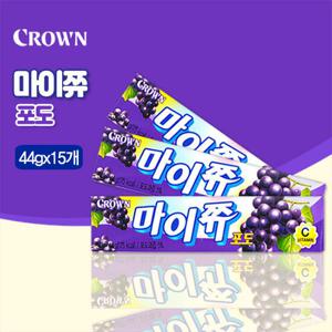 [크라운] 마이쮸 포도스틱(44gx15개)