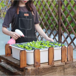 슬림 텃밭화분 4P 저면관수 베란다텃밭