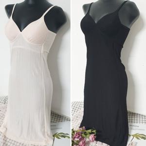 더블린 여성 인견 몰드 브라런닝 롱 슬립원피스 2종 택1