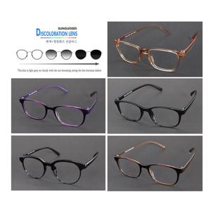 변색선글라스안경/국산뿔테안경테/블루라이트차단청광렌즈안경