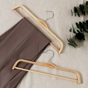 [홈앤하우스]프리미엄 논슬립 원목 바지걸이  20P