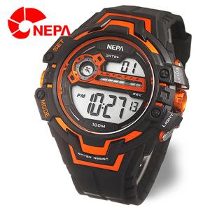 [네파] NEPA 랩타임 스탑워치 군인용 스포츠시계 N239-ORANGE