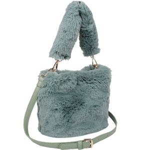 [코피]원형 인조퍼 체인 미니 토트 크로스백 토트백 K22234