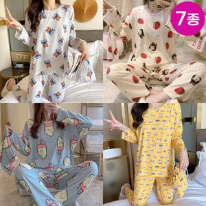 7종택1 파자마 상하의세트 여성 홈웨어