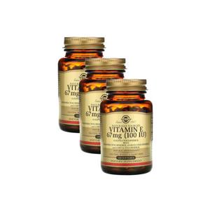 해외배송 Solgar 솔가 네츄럴리 소스 비타민E 100IU 100소프트젤 3개