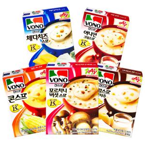 [농심]보노 스프 3개입x4개 맛선택/콘 체다치즈 포르치니버섯