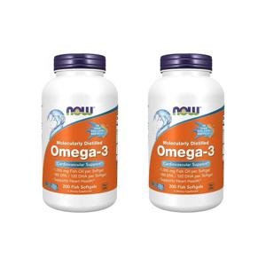 나우푸드 오메가3 1000mg 200피쉬소프트젤 2팩 NOW Foods Omega-