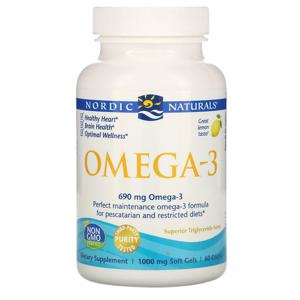노르딕 네츄럴스 오메가3 레몬향 690mg 60피쉬소프트겔