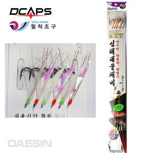 [대신낚시]WA-11 볼락 열기 우럭바늘 외줄낚시 카드채비 15-8-6