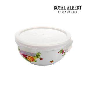 [로얄알버트] 황실장미 밀폐용기(원형 스몰) 1P