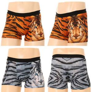 [비너스](2매입세트) 트레노 호피패턴에 호랑이나염을 매치시킨 아웃밴드스타일 남자드로즈팬티 (VMP7059T)