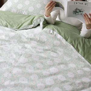 포홈 포레스트 면기모 누빔 이불세트 Q