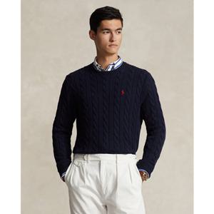 폴로 랄프 로렌 남성 케이블 니트 코튼 스웨터(MNPOSWE16820218400)