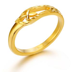 [커플레인] 클로버 포인트 여자 순금 24K 반지 3.75g