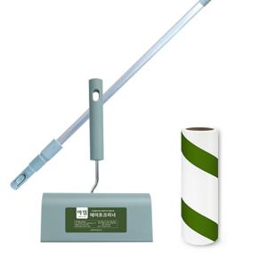 아임 돌돌이 테이프클리너 밀대+핸들+리필 90회x1개 세트 사선