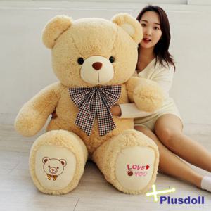 뉴 러브유 러브스마일베어 브라운135cm/대형곰인형/선물포장