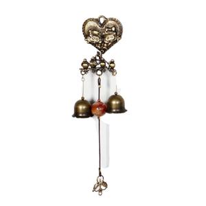 엔틱메탈 하트 돼지가족 2벨 문종 도어벨 풍경종