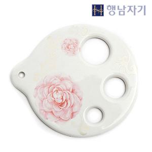 행남자기 에블린 핑크 냄비받침 1p