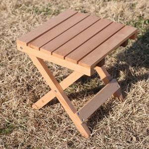 너도밤나무 원목접이식 스툴