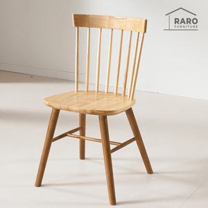 라로퍼니처 아몬드 고무나무 원목 식탁 의자 카페 인테리어
