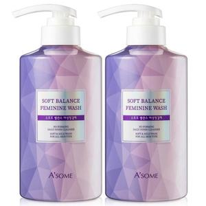 에이썸 페미닌워시 대용량 여성청결제 500ml 2개/유산균함유