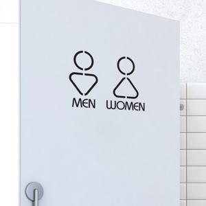 [무케렌시아] 우아한 달팽이_화장실스티커_토이콘